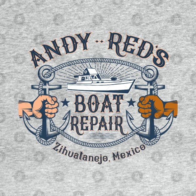 Andy & Red's Boat Repair from Shawshank Redemption by Alema Art